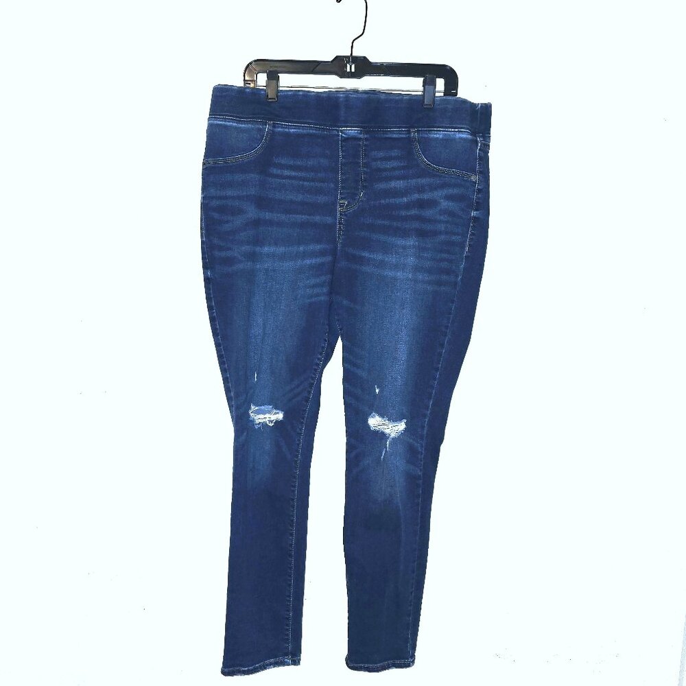 Old Navy Rockstar Jeans Jeggings Distressed Size 18